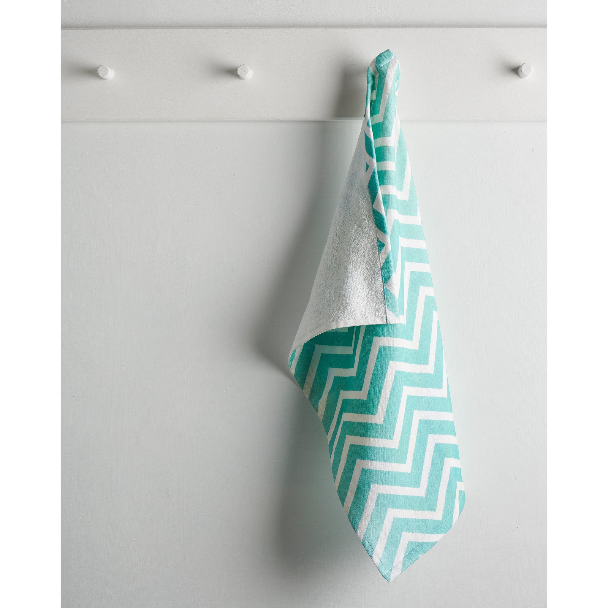 Chevron Hammam Terry Hand Towel Oodaii Towels