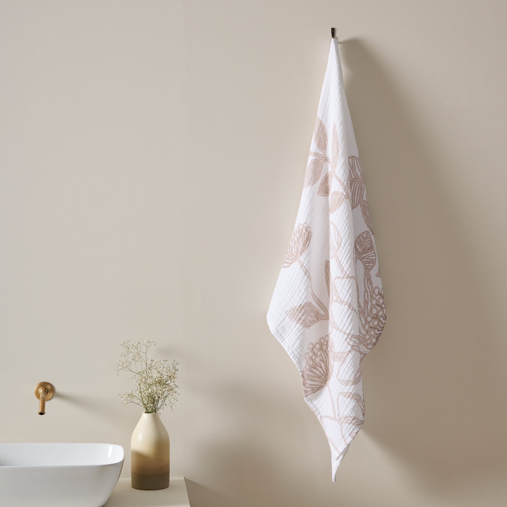 Vine Bloom | Cotton Gauze | Towel