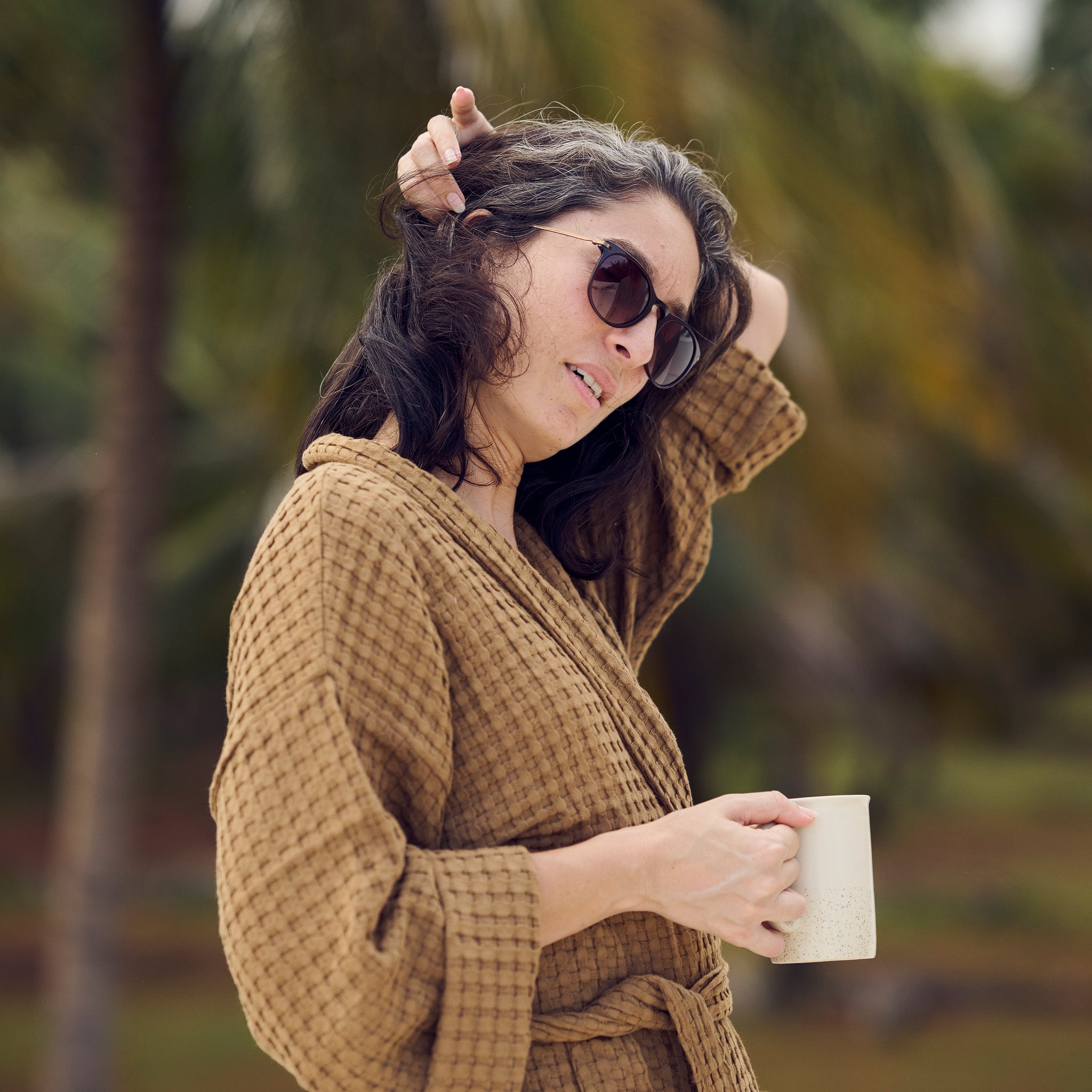 Ease Robe | Cotton Bamboo | Waffle | Bathrobe