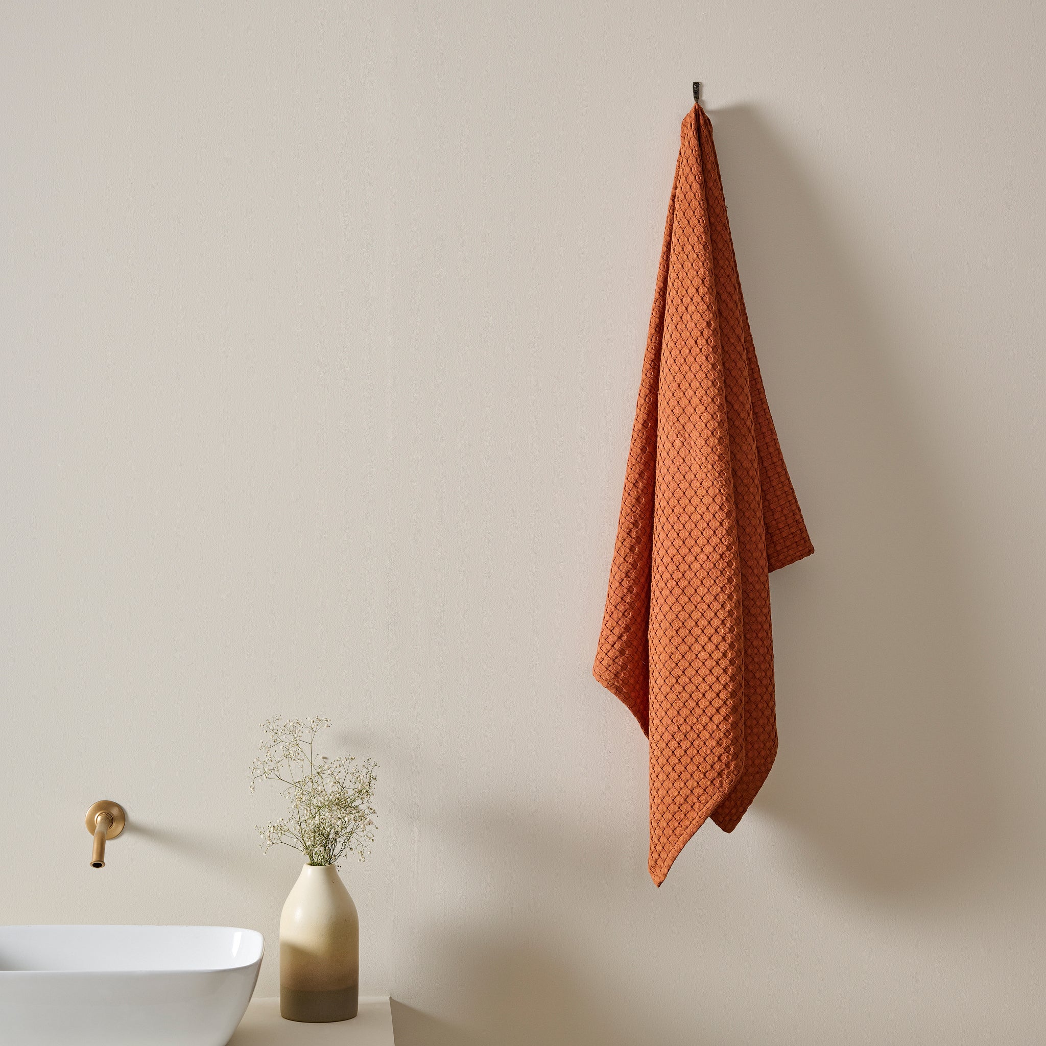 Honeycomb | Cotton Bamboo | Waffle | Bath Towel