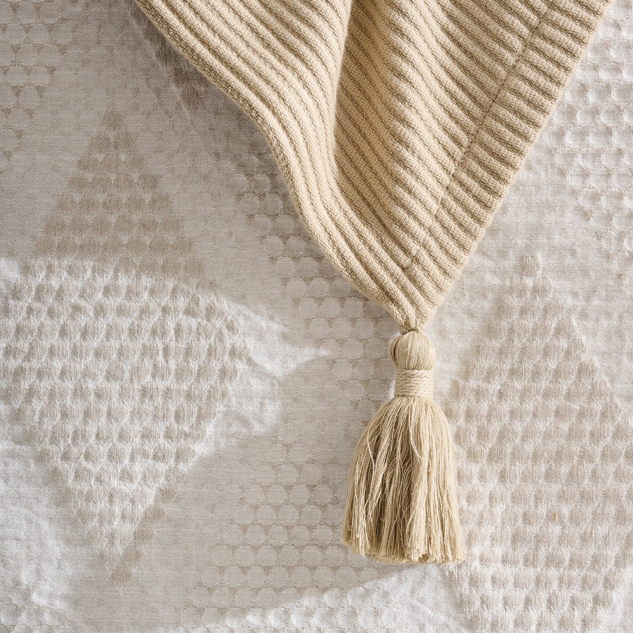 Corn Row  | Cotton Bamboo | Cord Rib | Throw