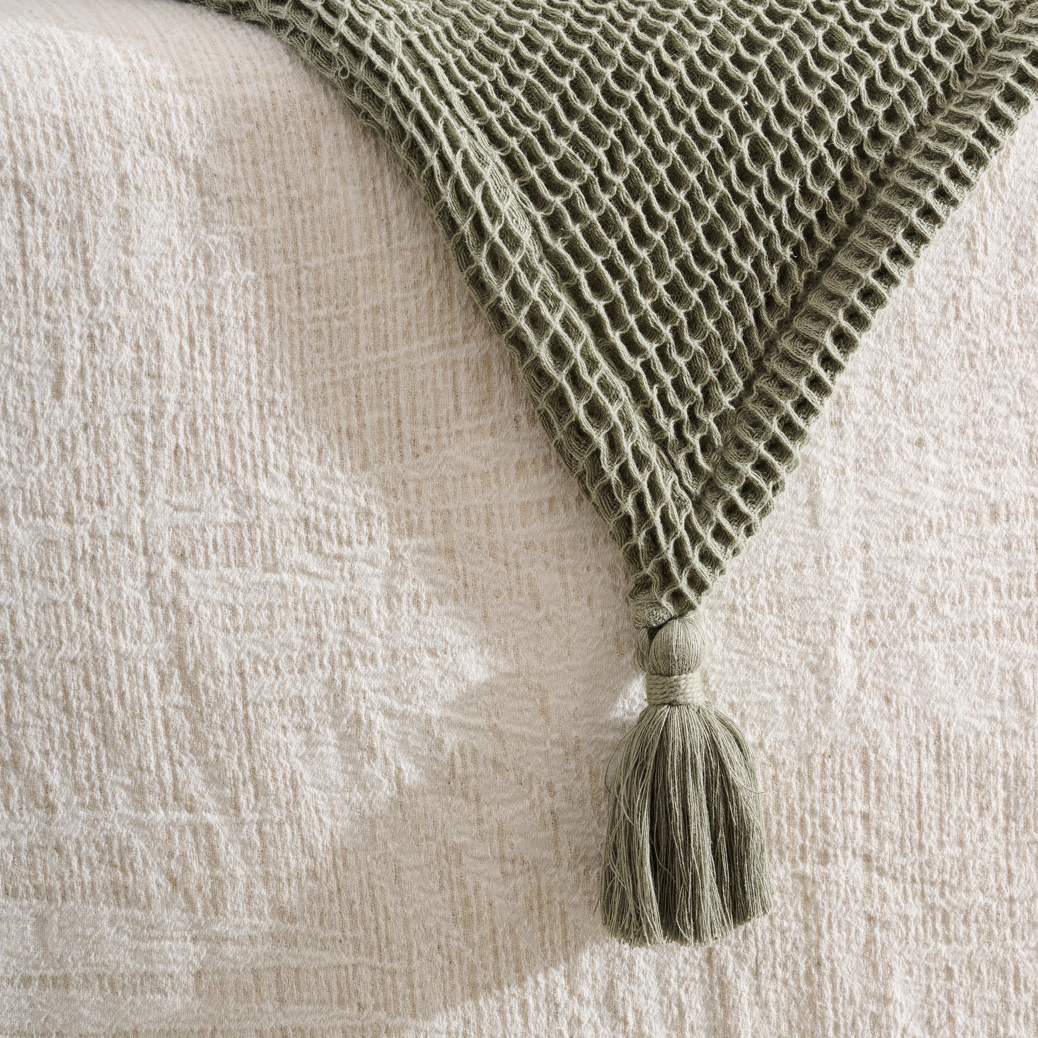 Sea Sponge |  Cotton | Waffle | Throw