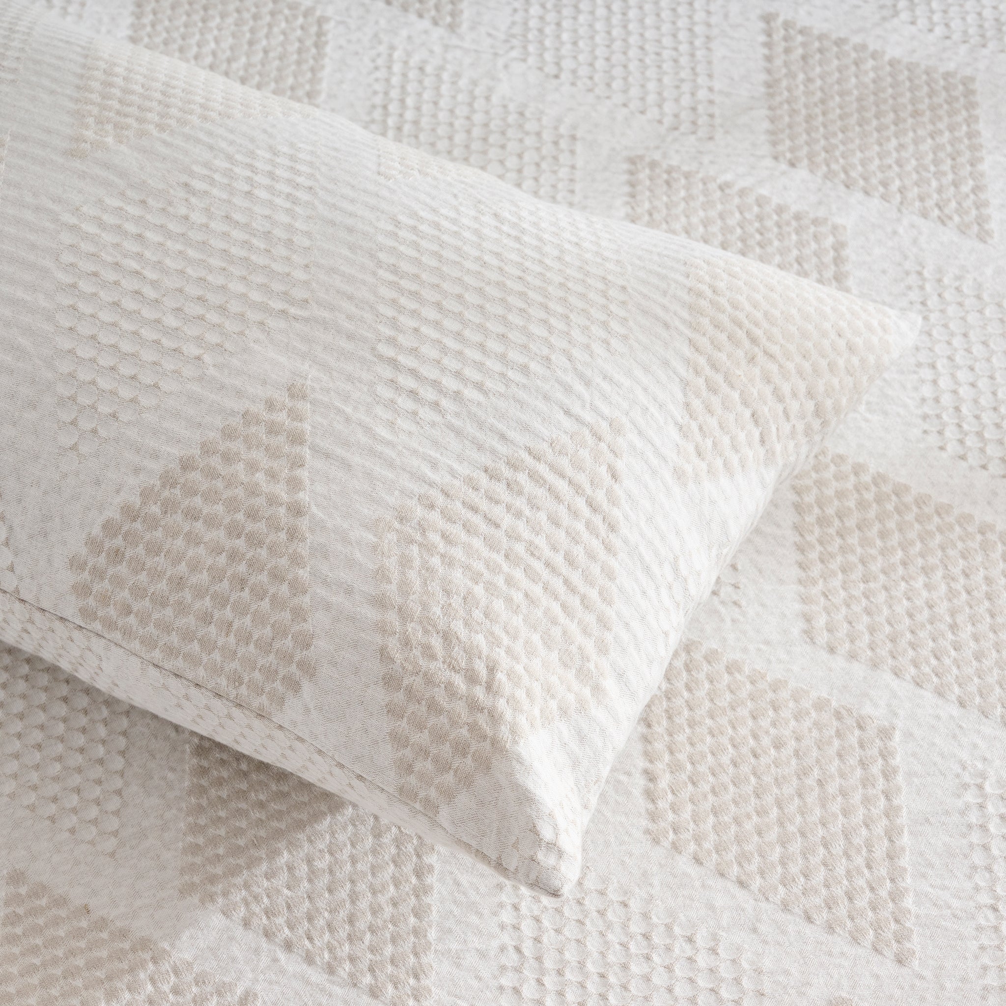 Platinum Pearl | Cotton Linen | Jacquard | Bed Cover