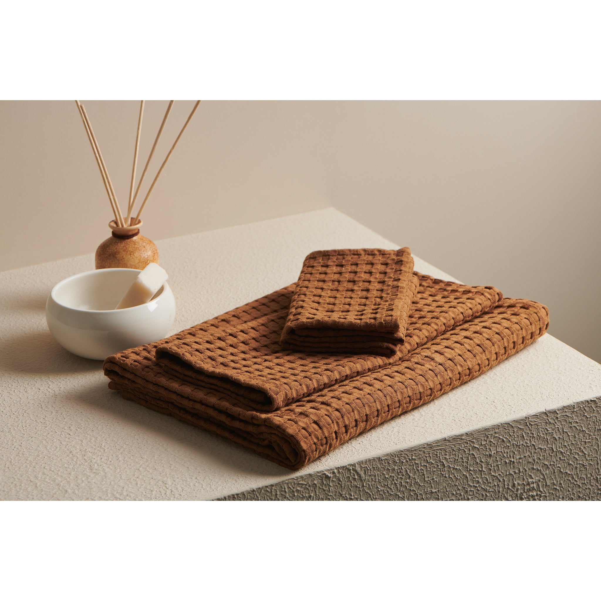 Beehive | Cotton Bamboo | Waffle | Bath Set