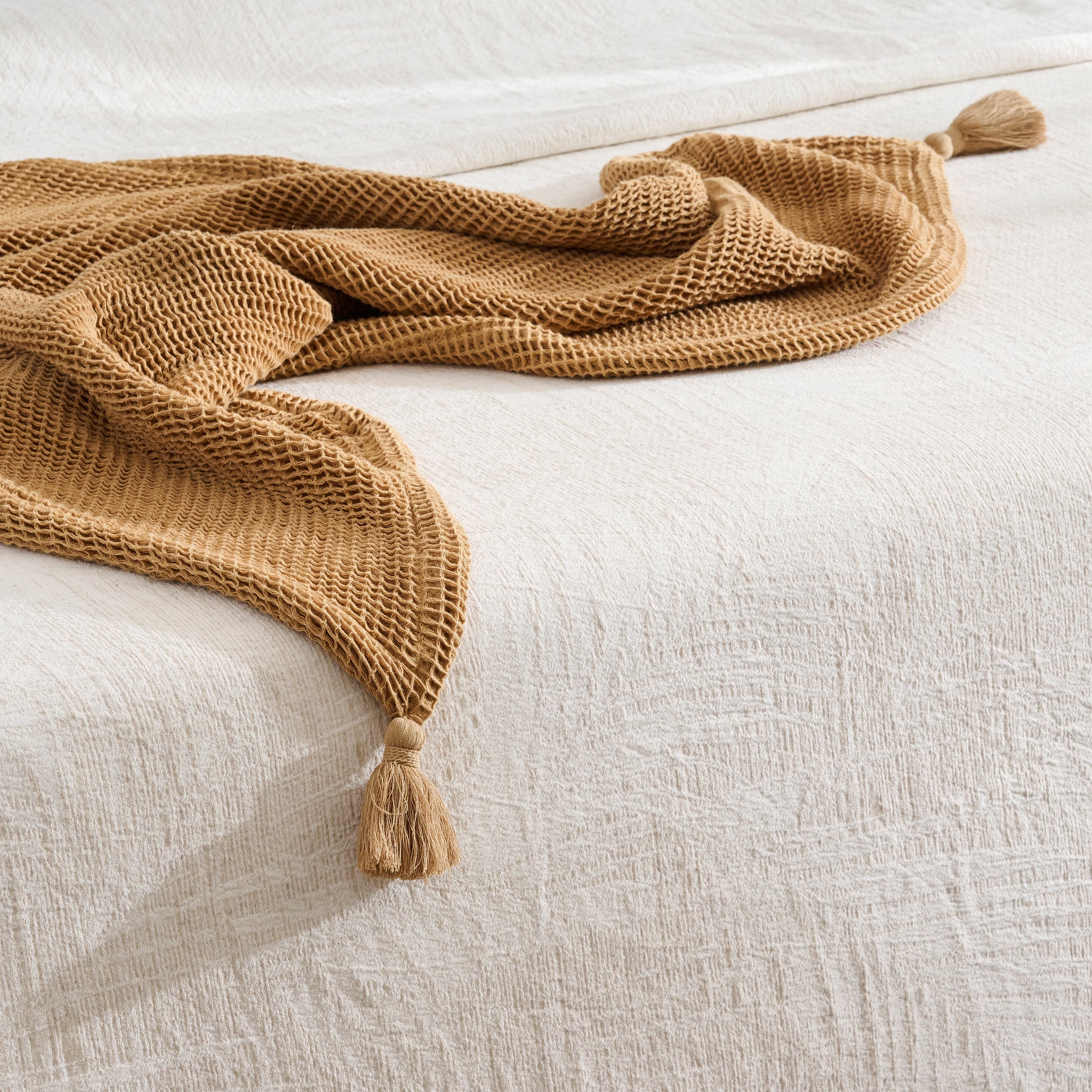 Sea Sponge |  Cotton | Waffle | Throw