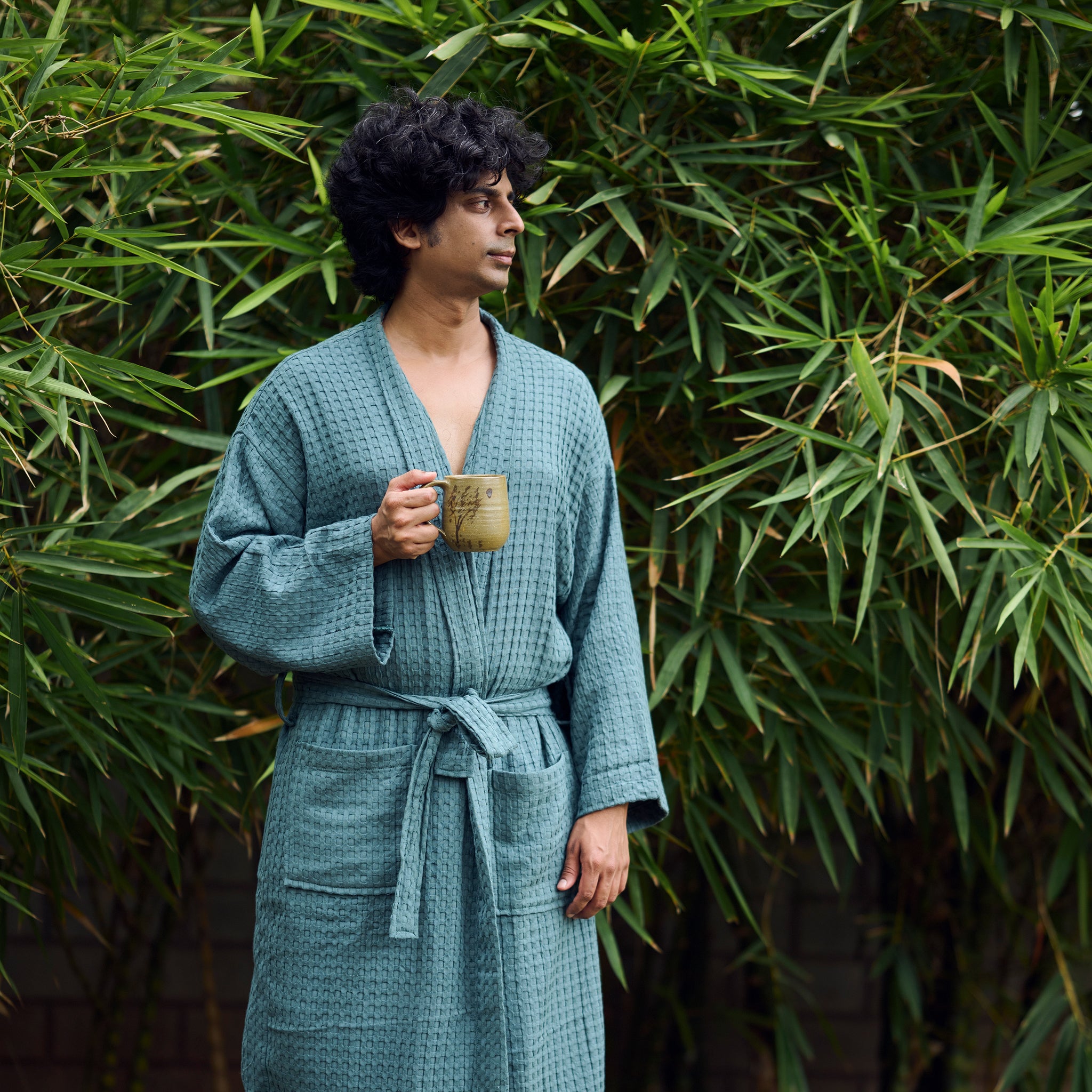 Ease Robe | Cotton Bamboo | Waffle | Bathrobe