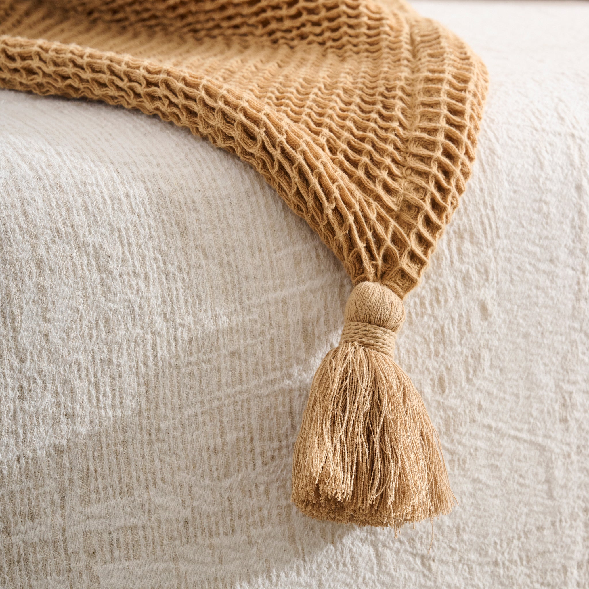 Sea Sponge |  Cotton | Waffle | Throw