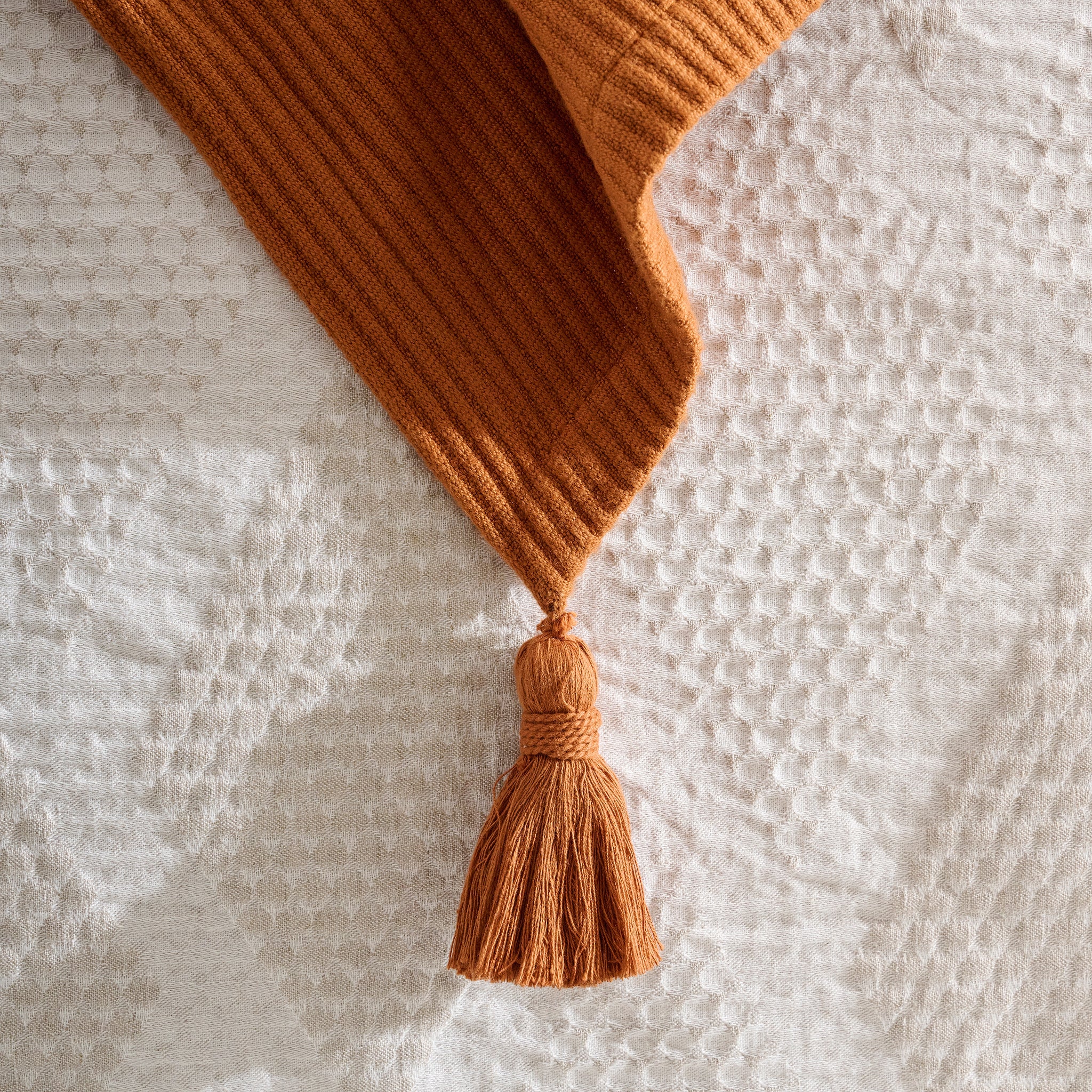 Corn Row  | Cotton Bamboo | Cord Rib | Throw