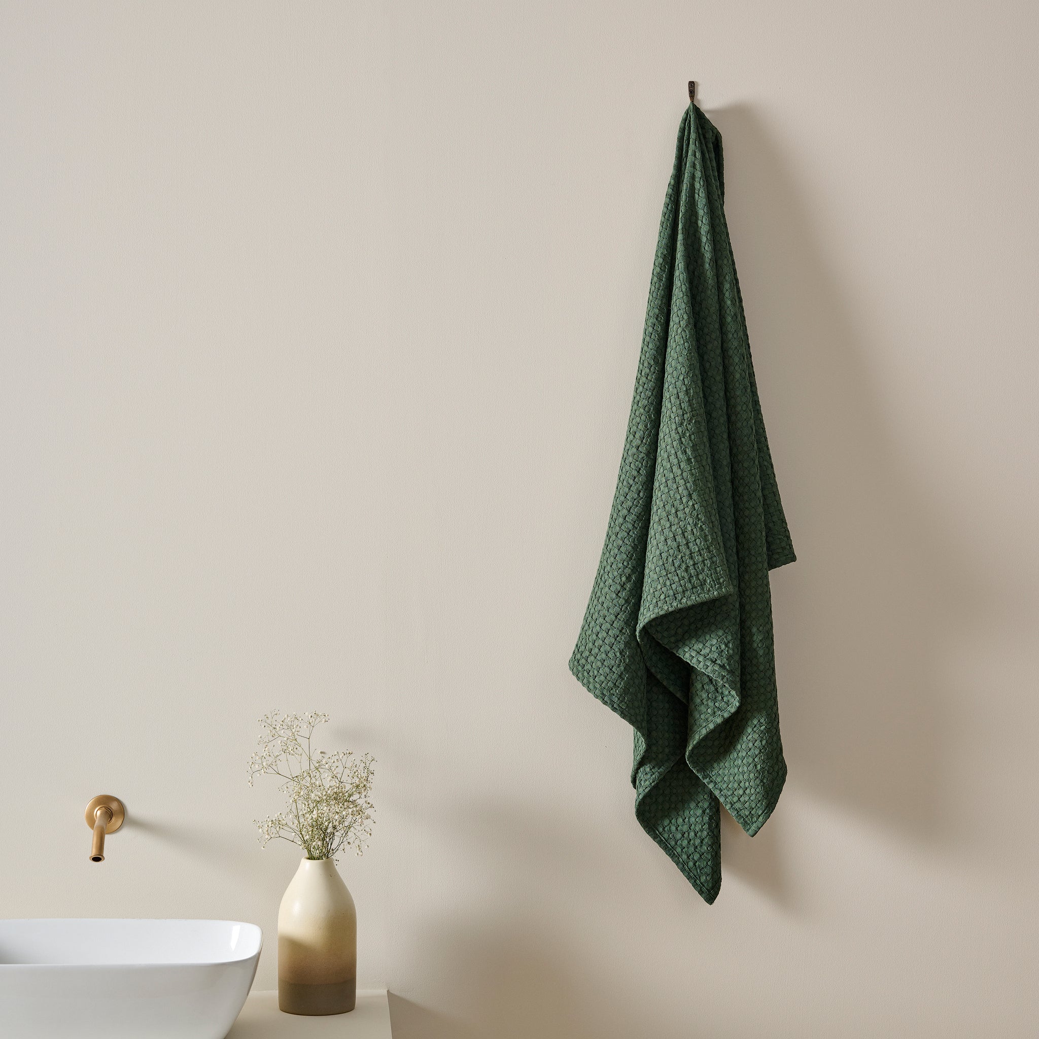 Honeycomb | Cotton Bamboo | Waffle | Bath Towel