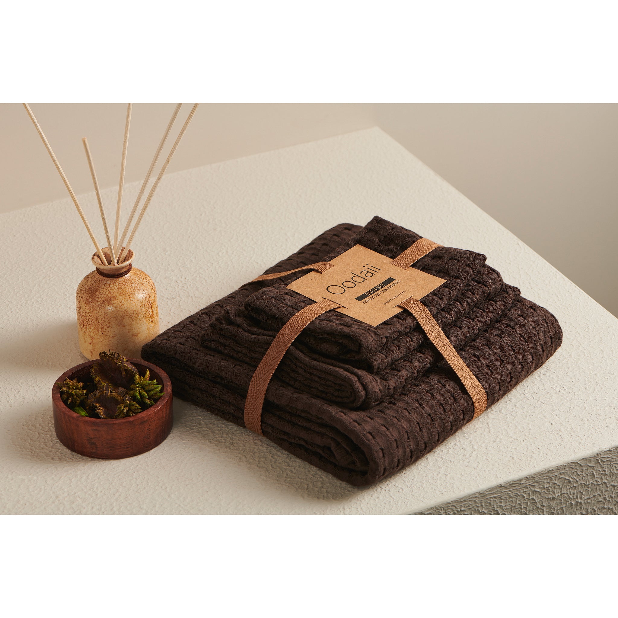 Beehive | Cotton Bamboo | Waffle | Bath Set