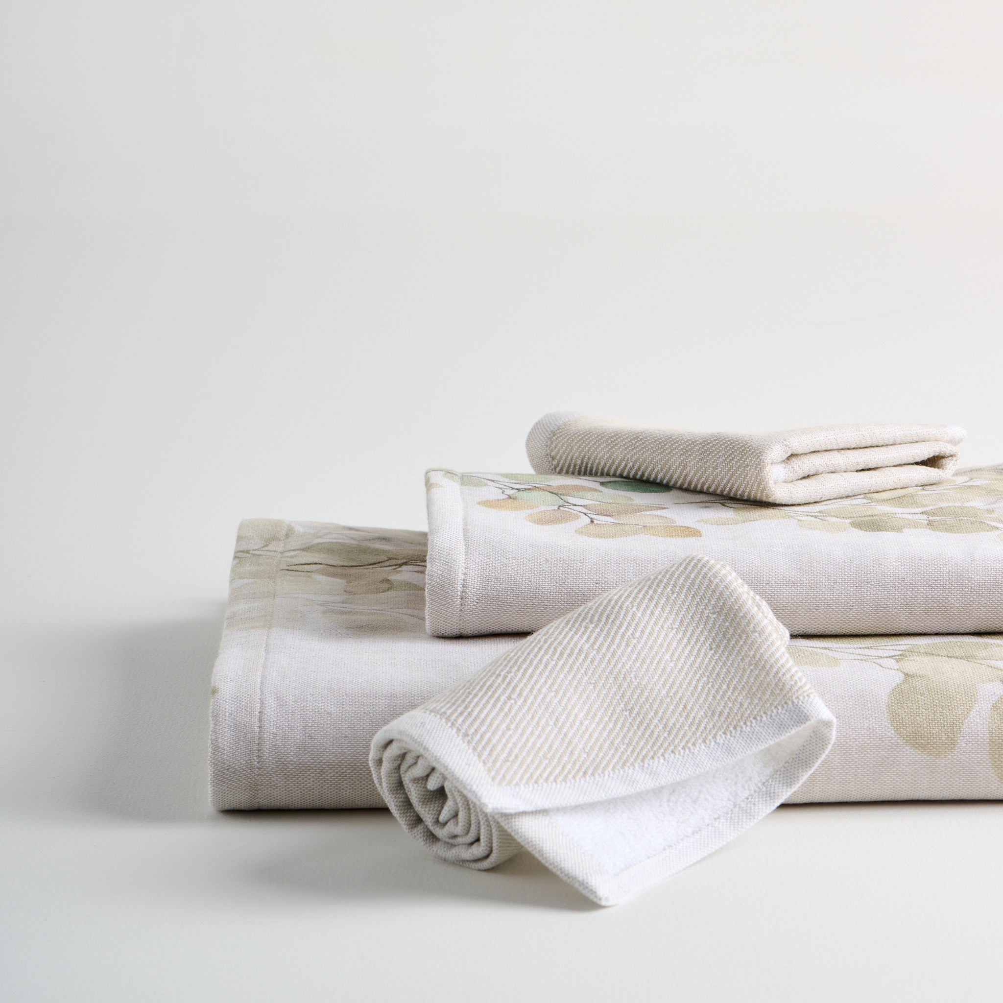 Autumn Print | Cotton Bamboo | Hammam Terry | Towel