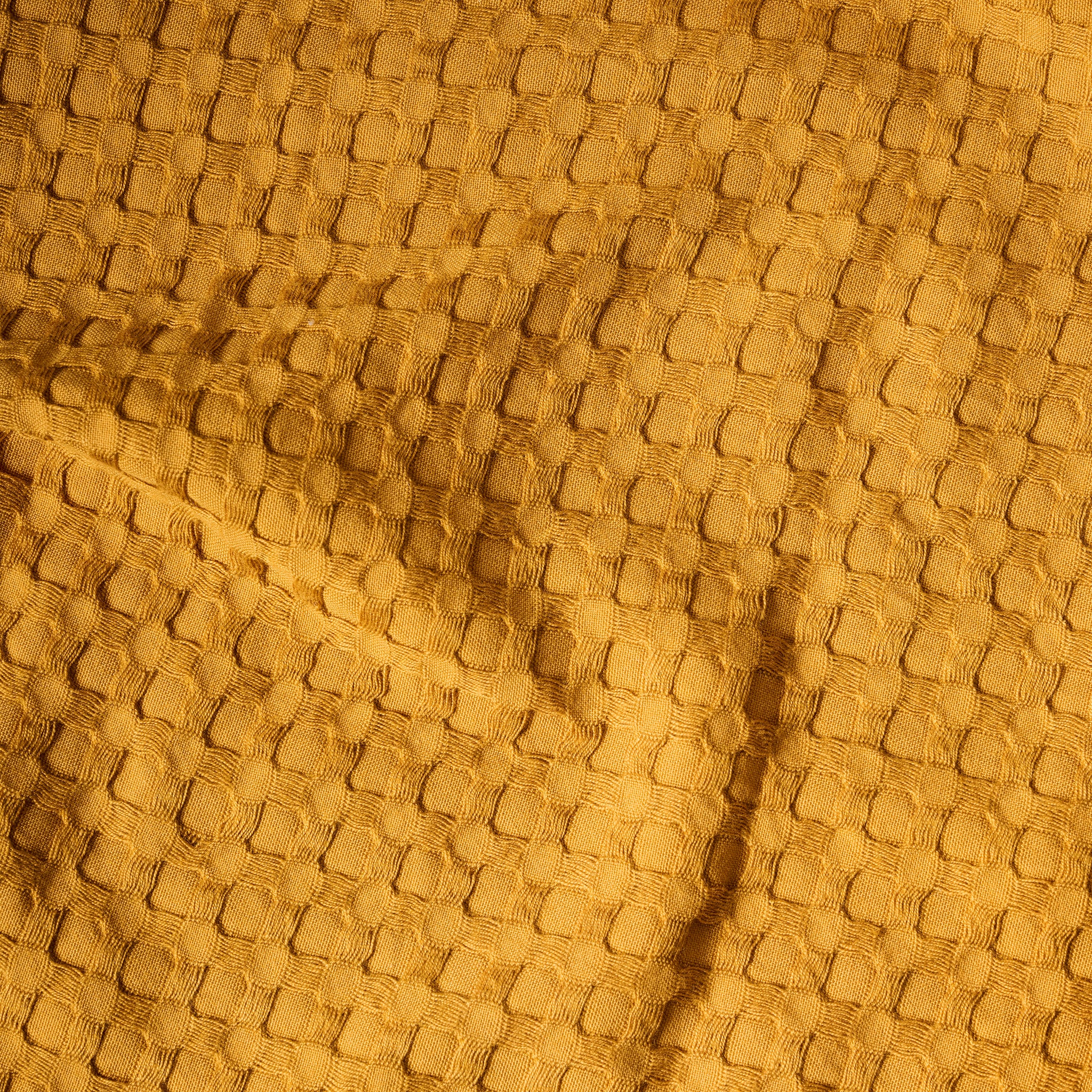 Ochre | Cotton Bamboo | Waffle | Face Towel