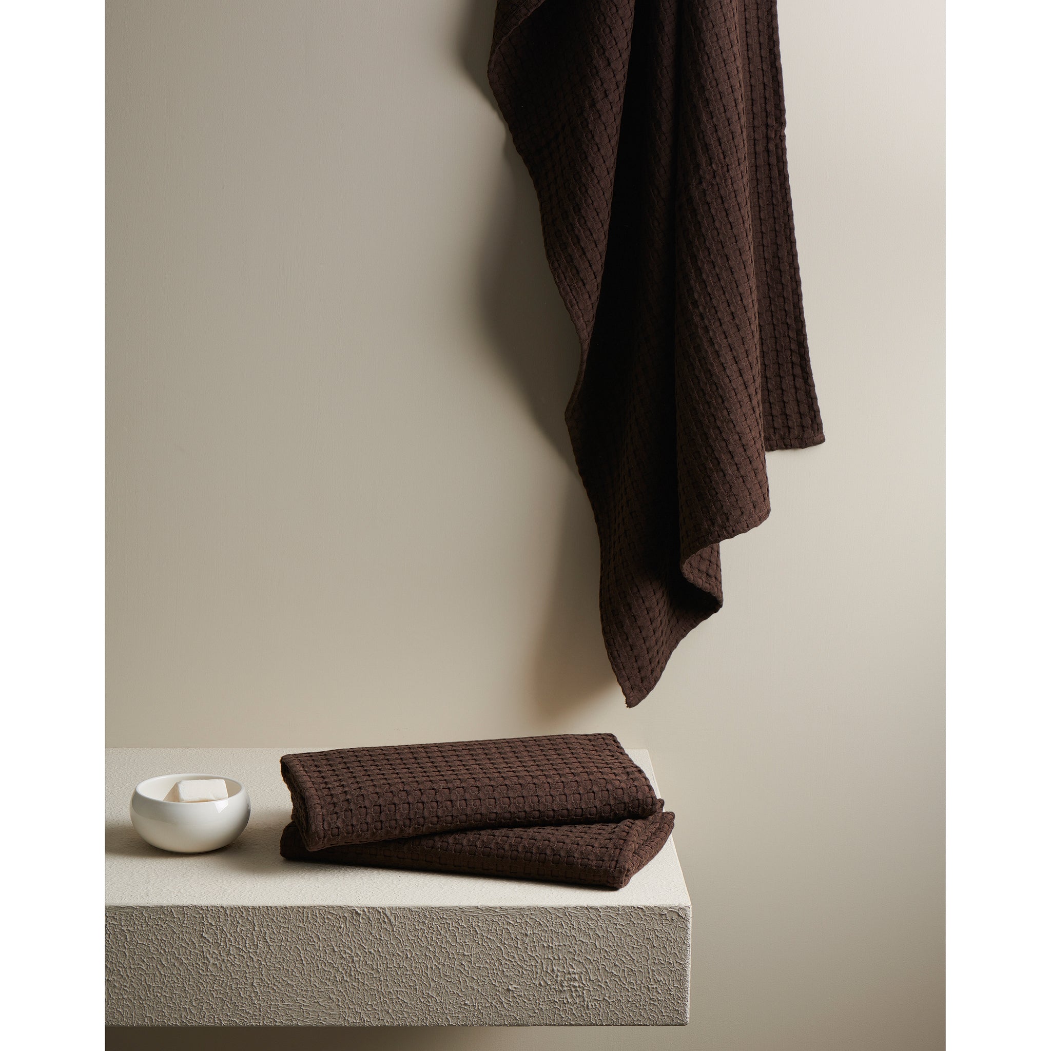 Beehive | Cotton Bamboo | Waffle | XL Bath Towel