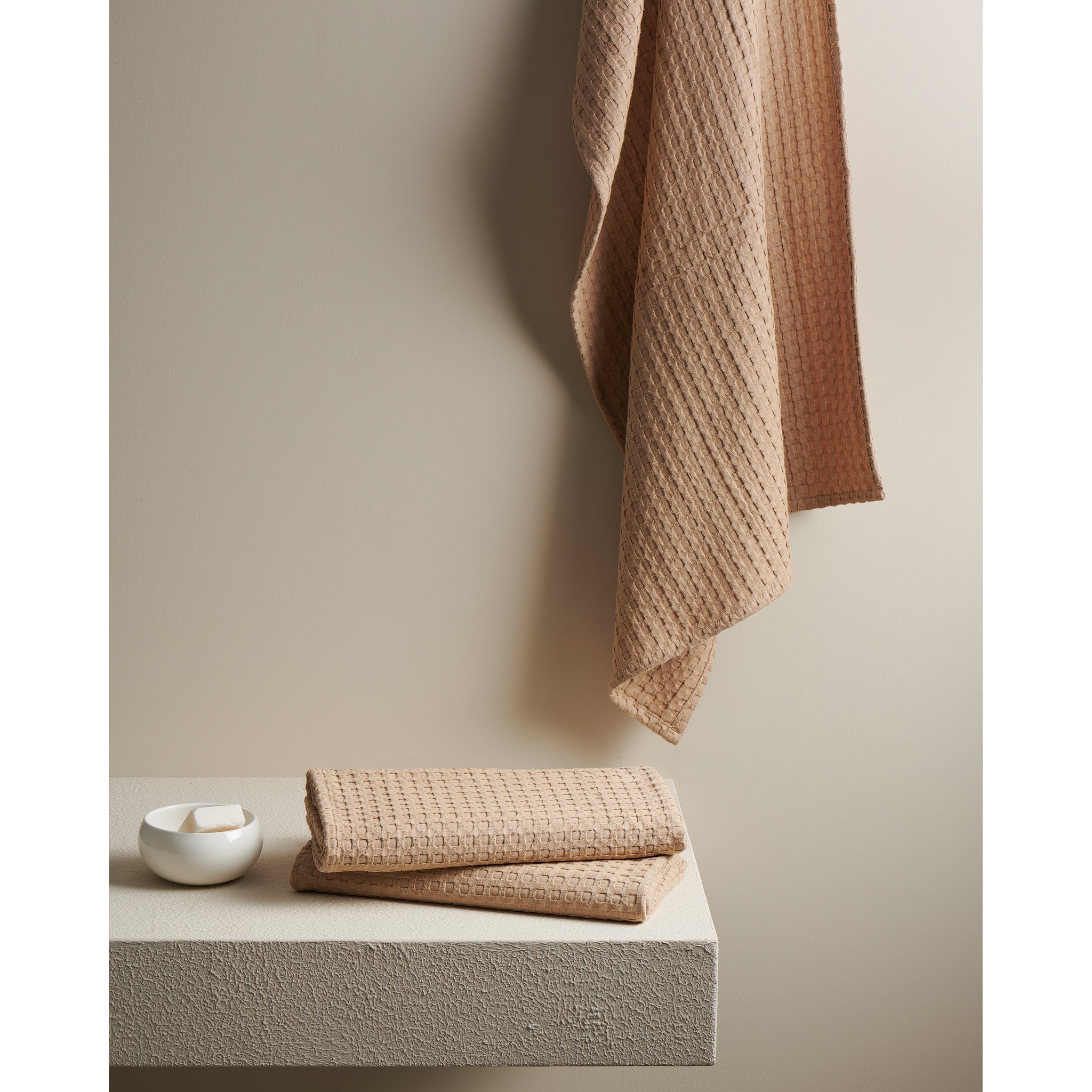 Pebble | Cotton | Waffle | XL Bath Towel