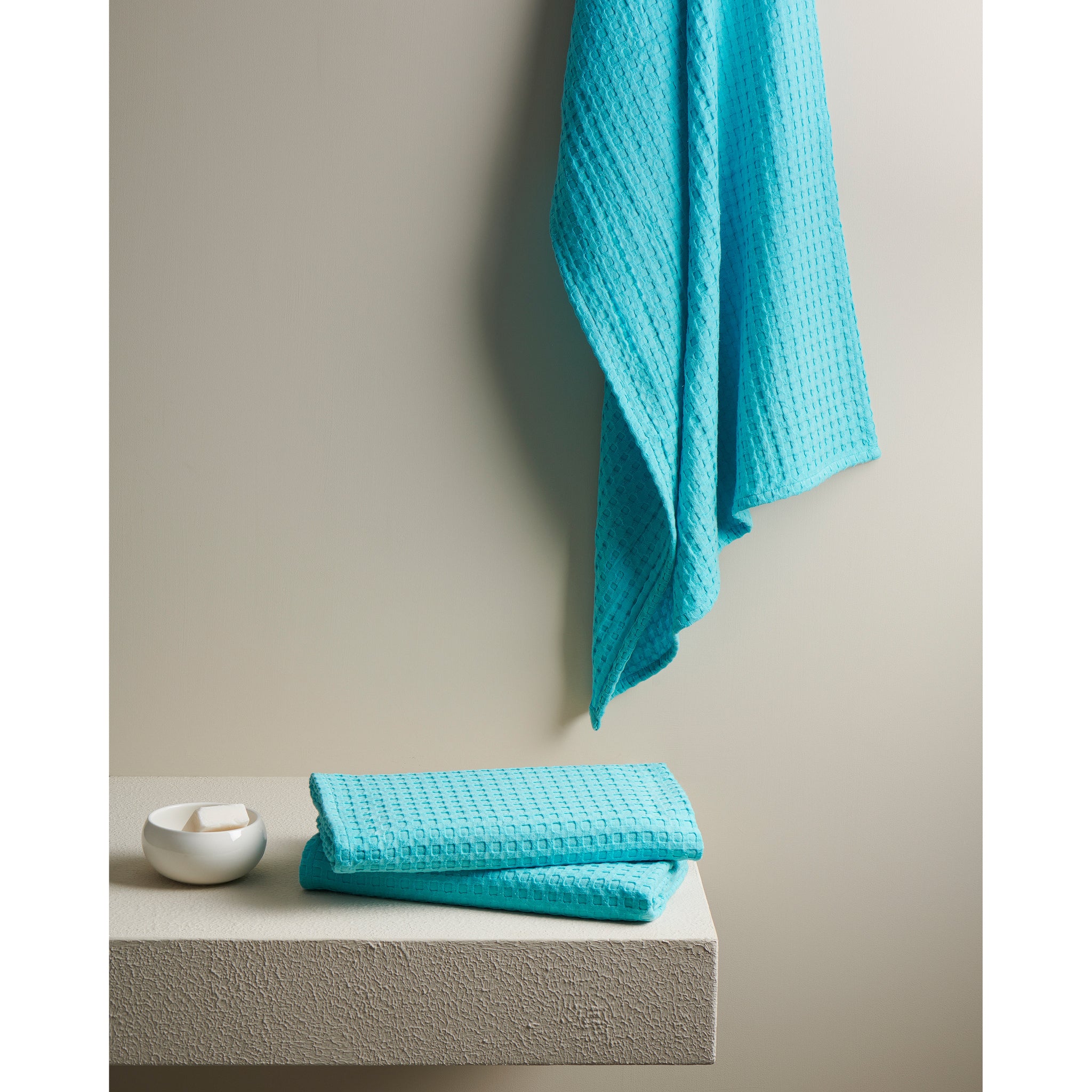 Pebble | Cotton | Waffle | XL Bath Towel