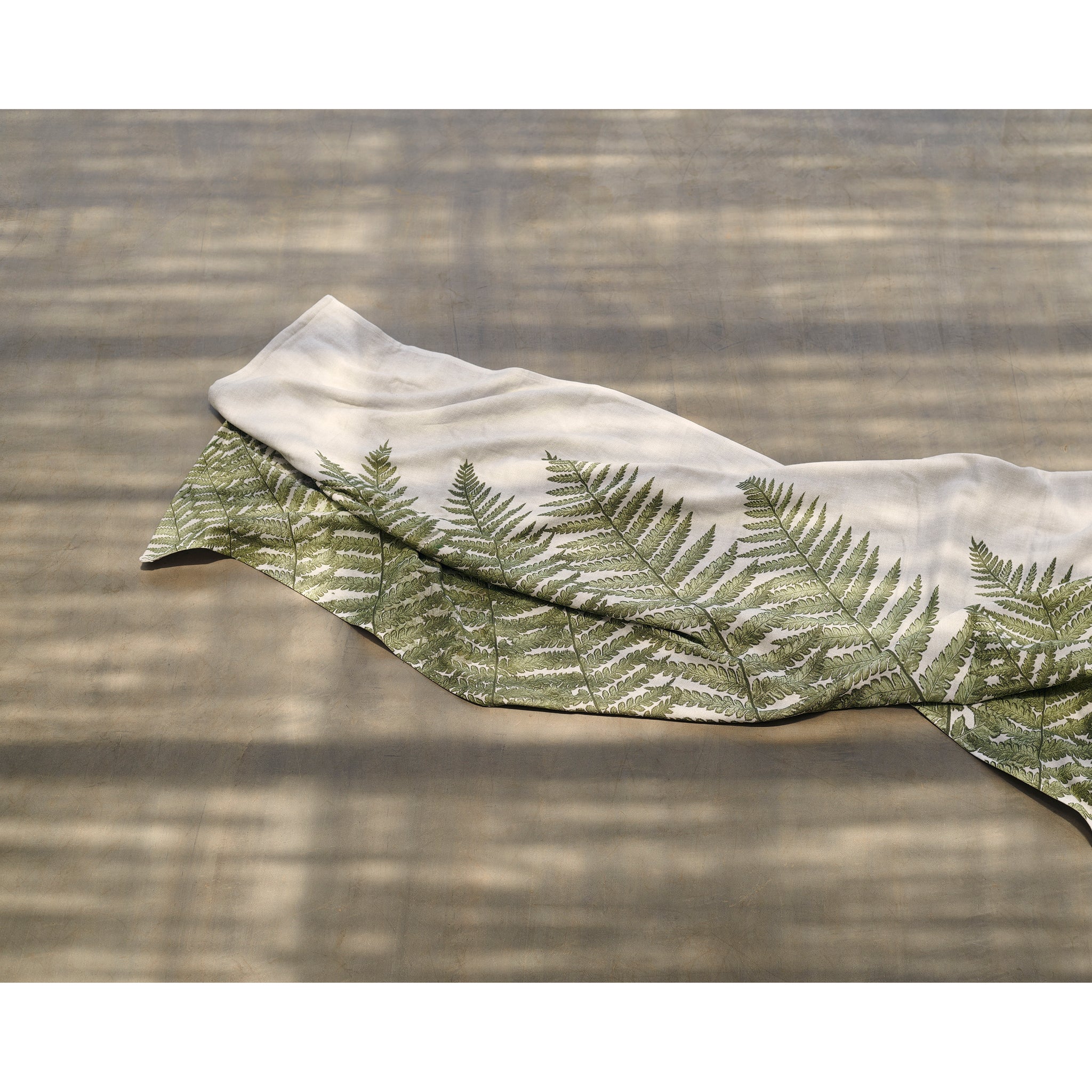 Fern Print | Cotton Bamboo | Hammam Terry | XL Bath Towel