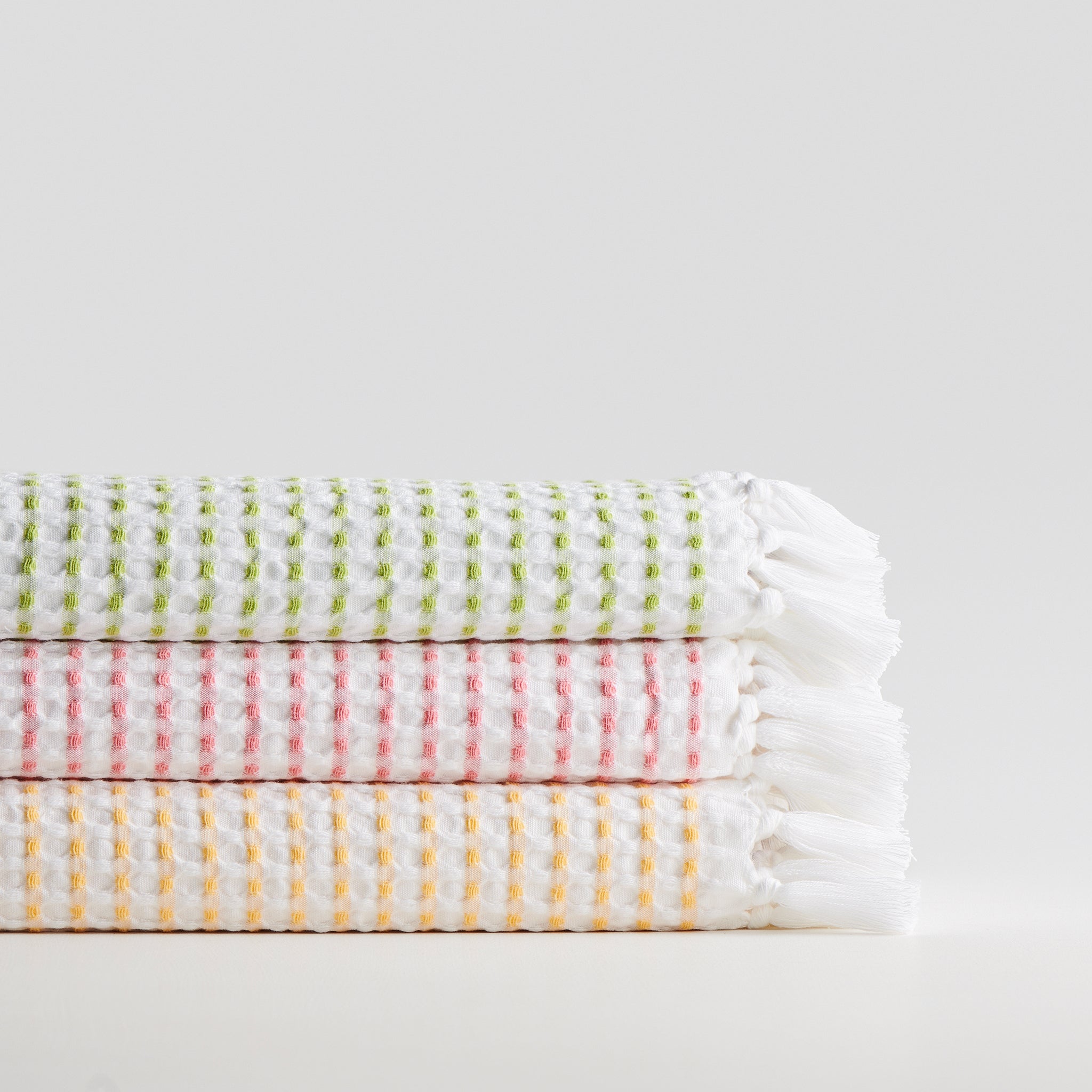 Waffle discount bath towels