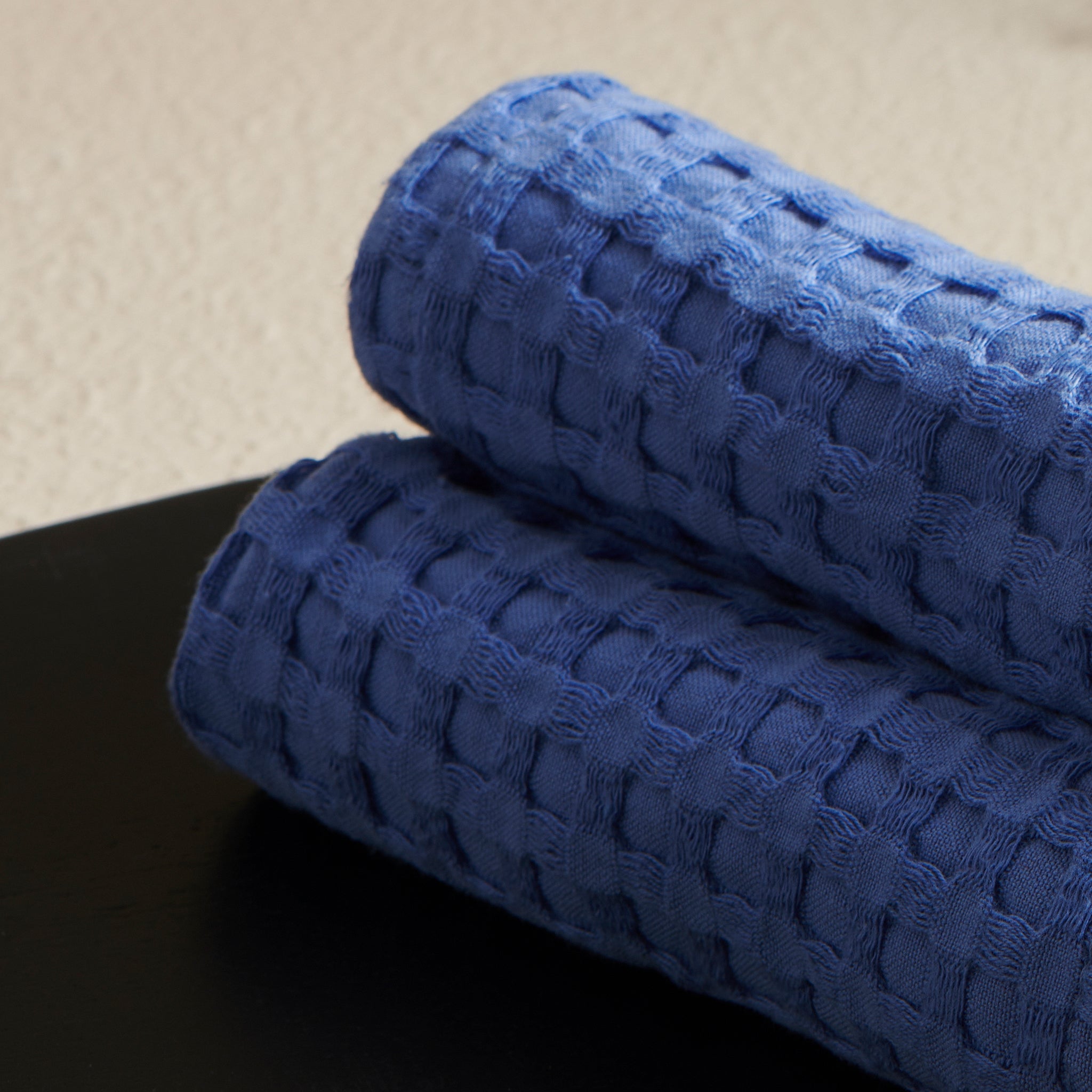 Cobalt | Cotton | Waffle | Face Towel