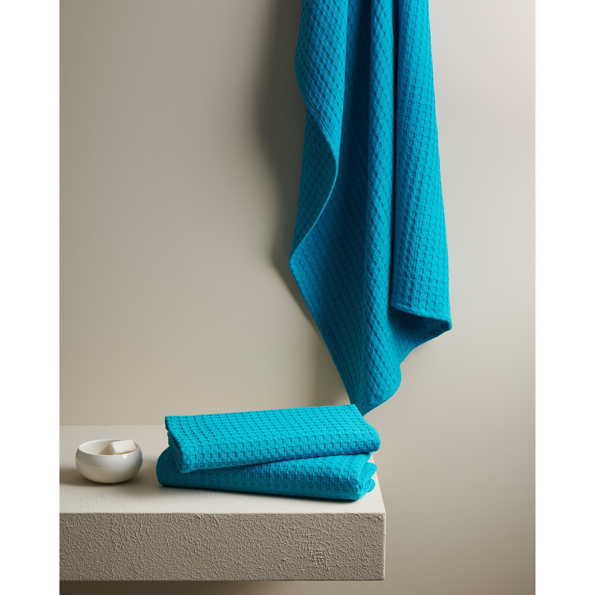 Pixel | Cotton | Waffle | Bath Towel